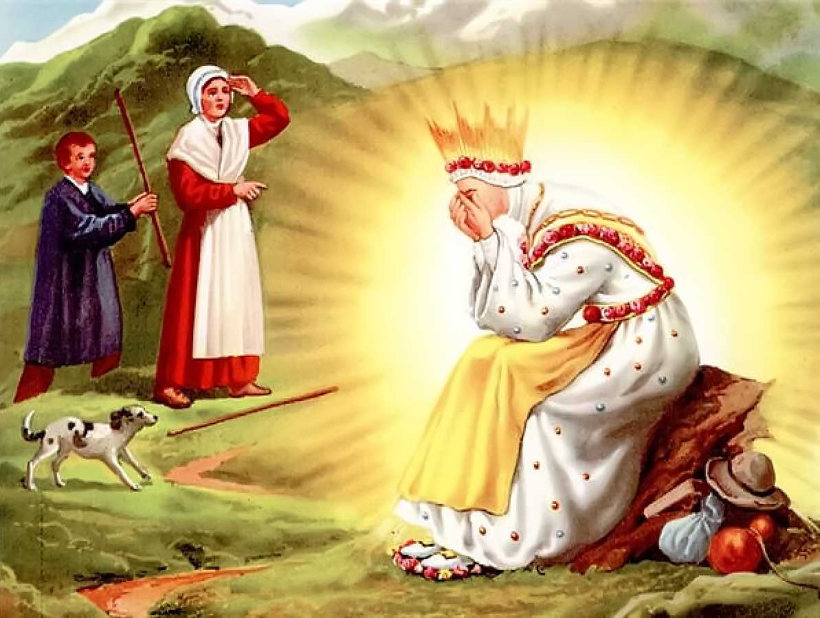 Our Lady of La Salette appeared weeping